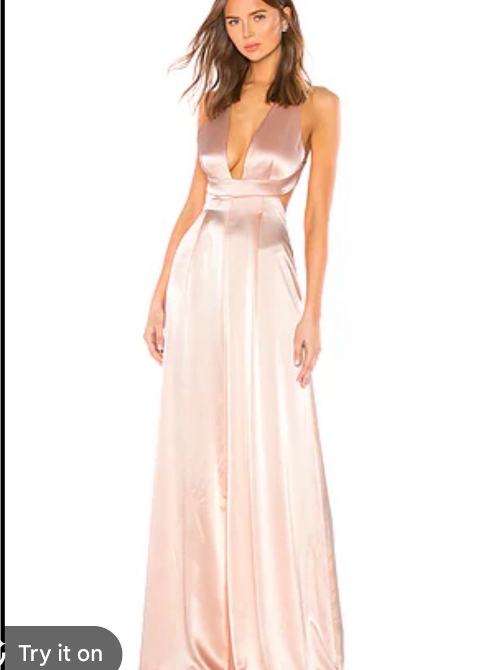 Jill Stuart Cross Back Jumpsuit in Blush Pink